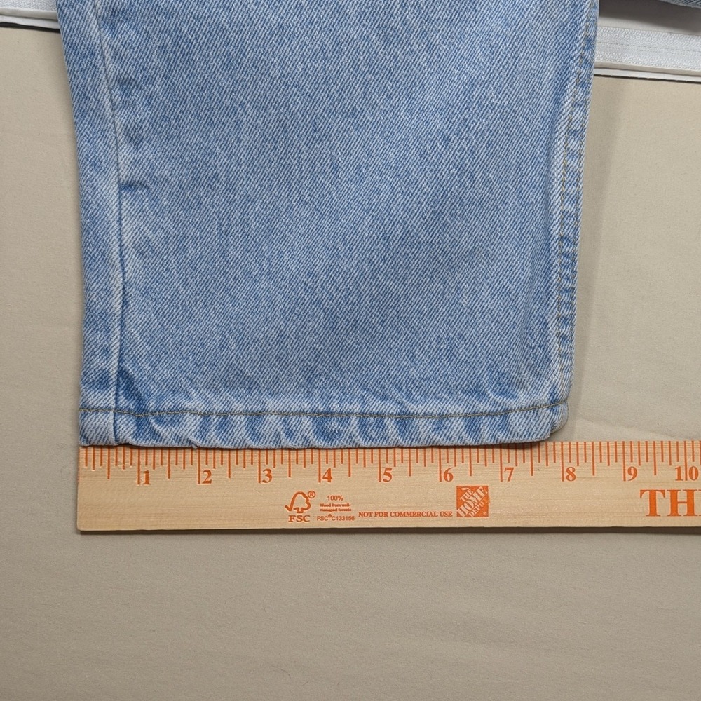 Levi Strauss Signature Regular Fit Jeans Mens 34x29 Light Wash Blue Denim W0866 - Picture 10 of 12